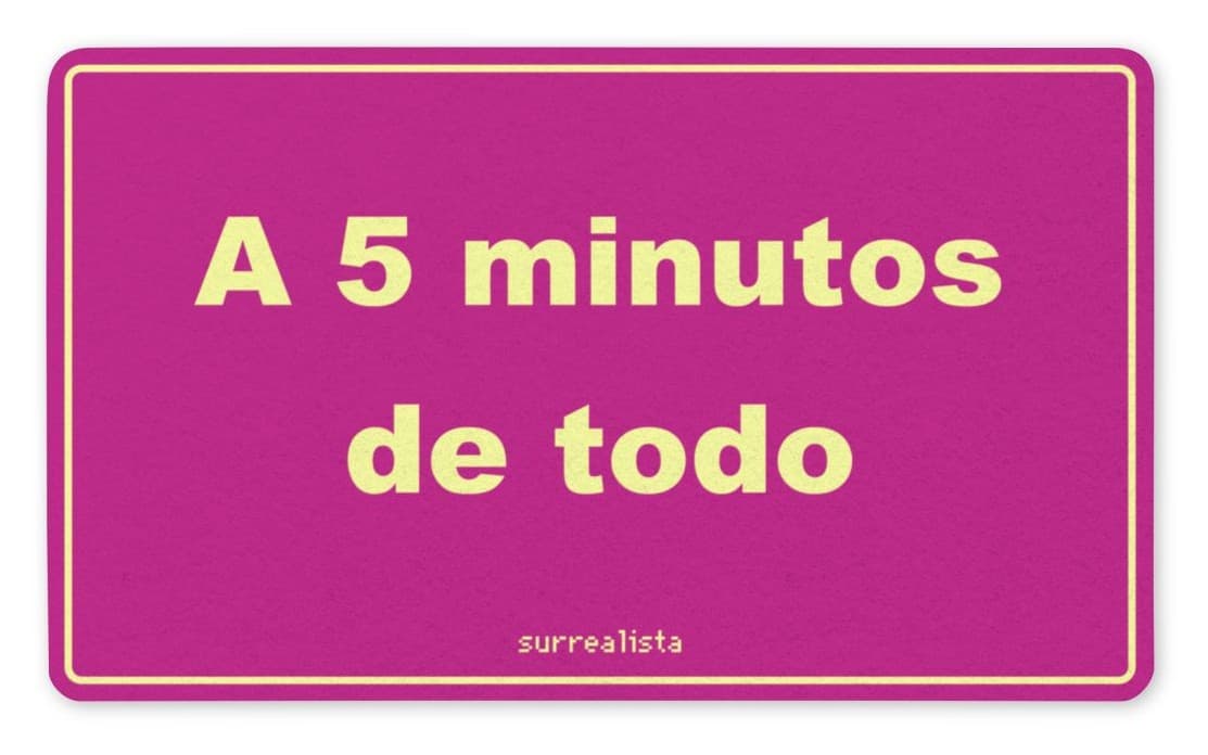 A 5 minutos de todo, cara frontal